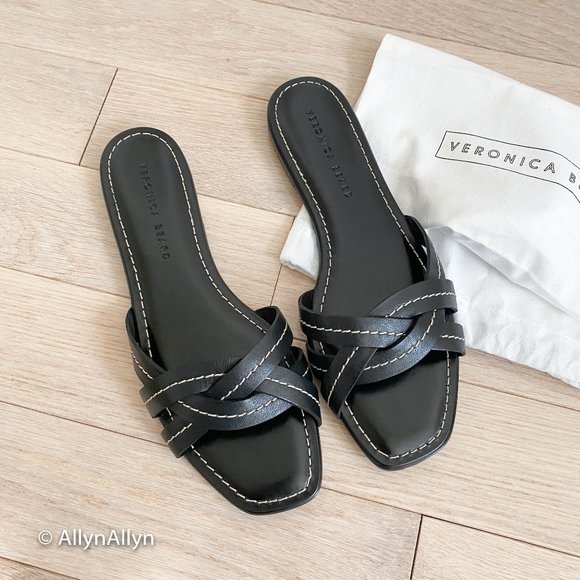 Veronica Beard Shoes - Veronica Beard Slip On Sandals Ftits 8.5
